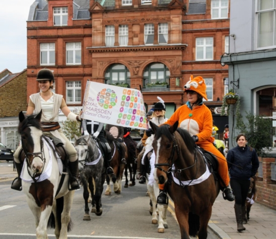 Sponsored Horse Ride parade though the High Street