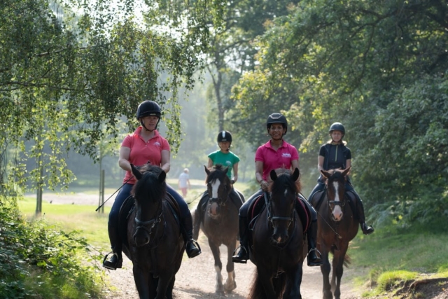 Horseback riding on Wimbledon Common